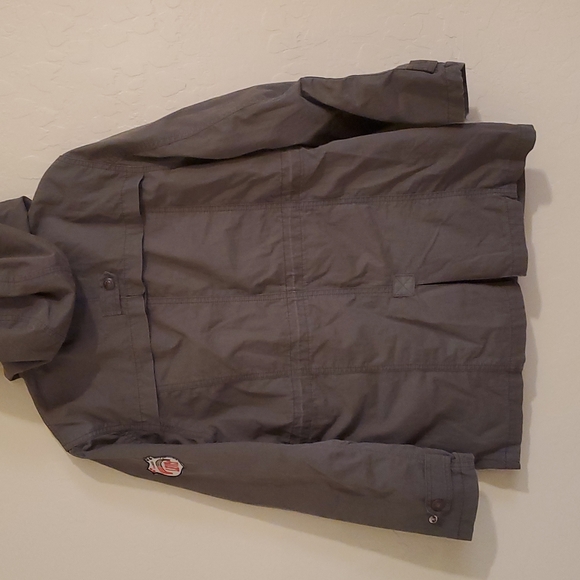 Levi's Denim Jacket Living Legend Sleeve Patch Distressed Militarycore - Picture 5 of 9